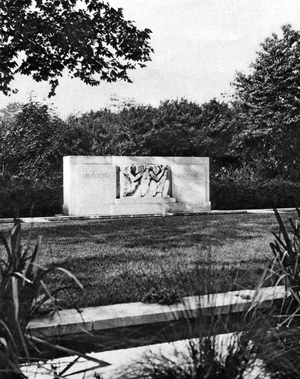 Hyde Park Bird Sanctuary és Hudson Memorial, London, 1926-1927 alkotó: McLeish