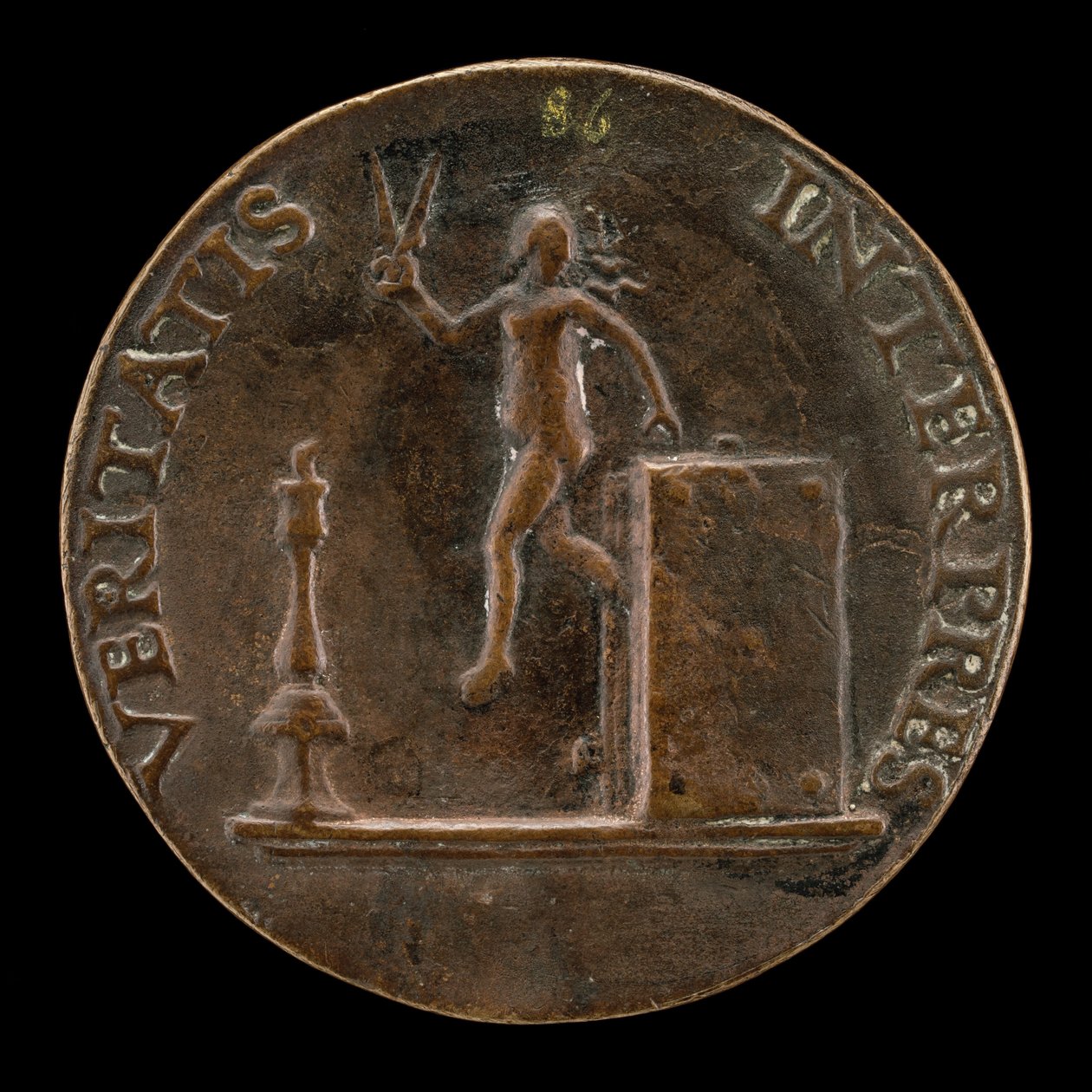 Az igazság menekülése egy könyvből [fordítva], c. 1510. alkotó: Mea