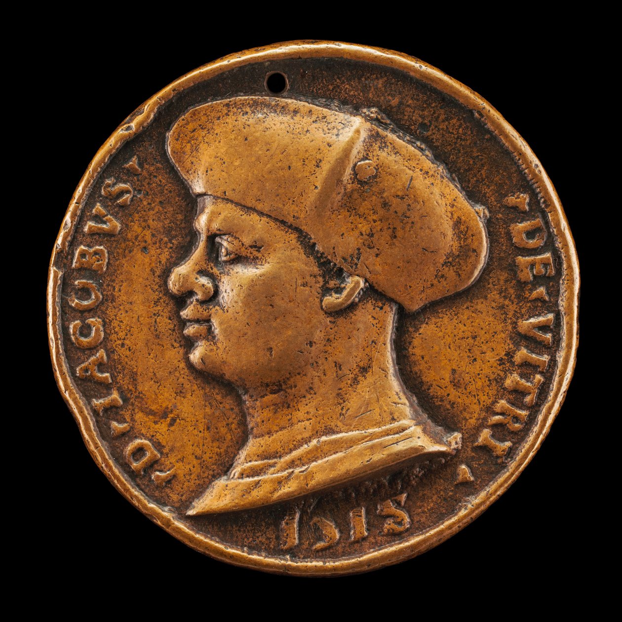 Jacques de Vitry-La Lière, meghalt 1515-ben, kanonok, dékán és kancellár [előlap], 1518. alkotó: Medallist of 1518