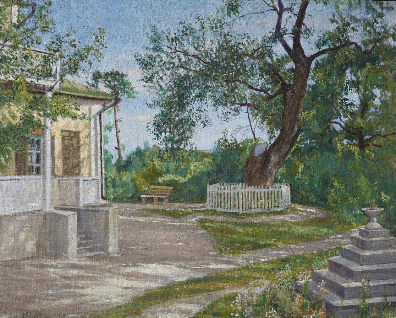 A tarhányi udvarház, 1938 alkotó: Meer Michailovich Gokhstein