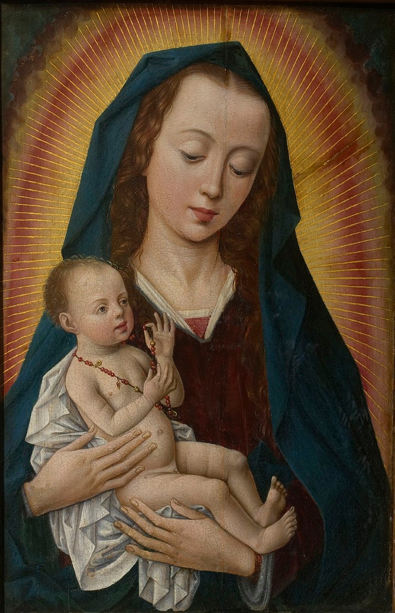 A Szűz és a Gyermek c. 1500. alkotó: Meere