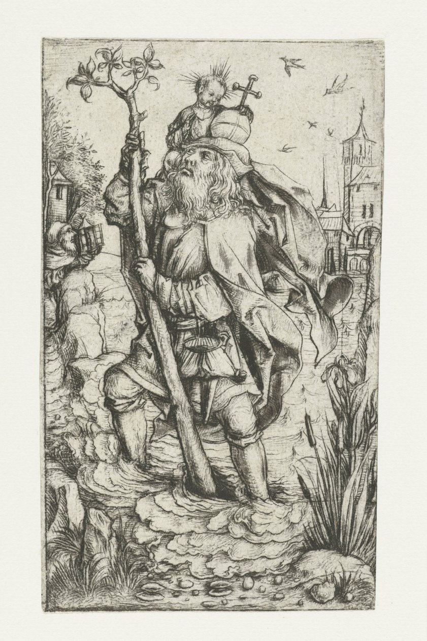Szent Kristóf ("kis változat") alkotó: Meester van het Amsterdamse Kabinet