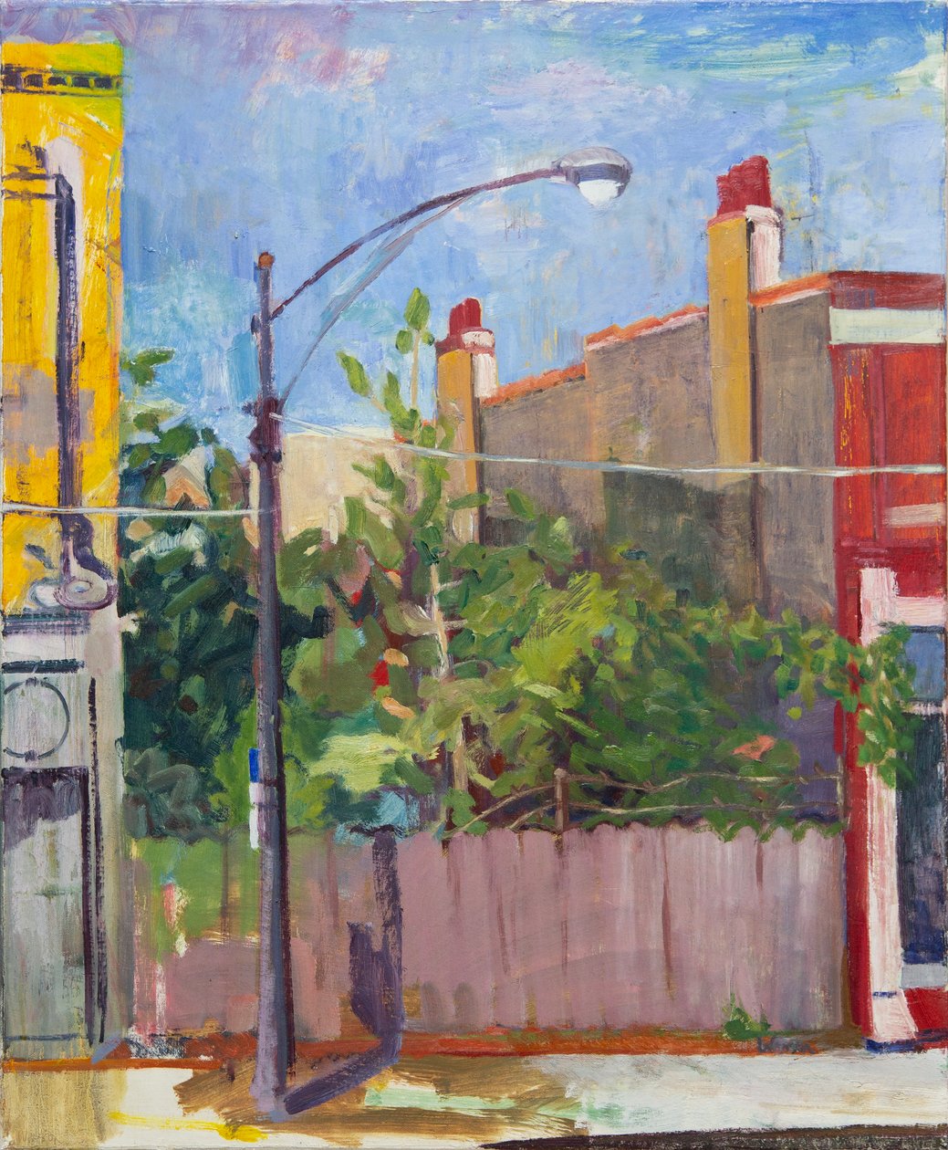 Eden on Grand Avenue, 2007 (olaj, vászon) alkotó: Megan Williamson