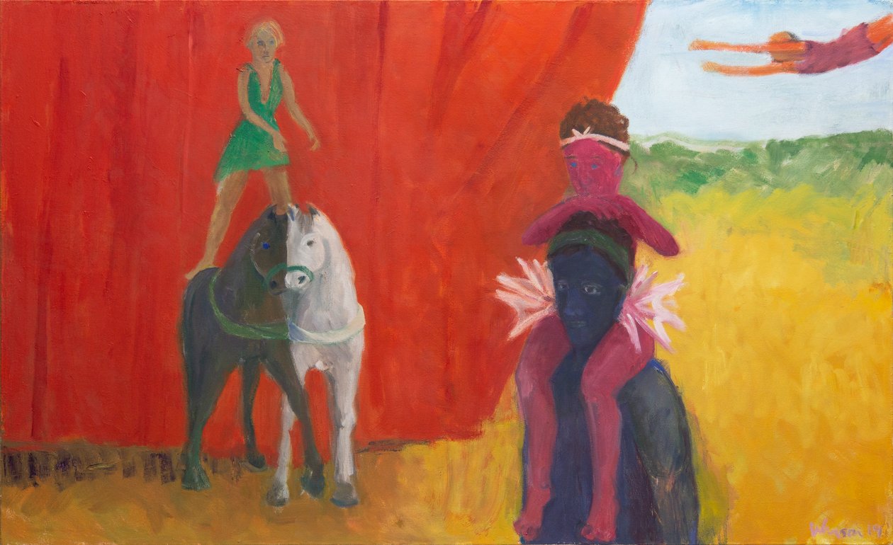 Három, kettő, egy, 2019 (olaj, vászon) alkotó: Megan Williamson
