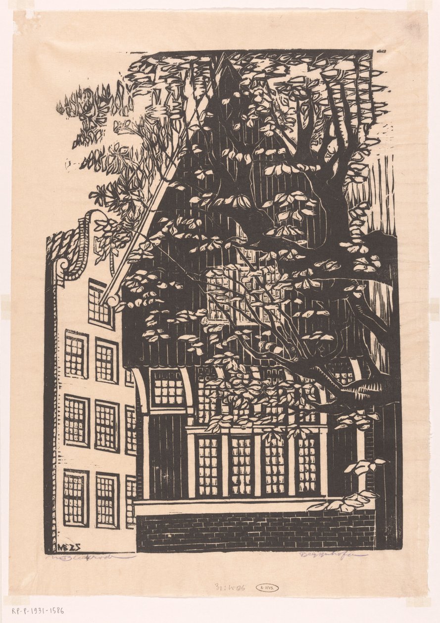 Beguinage Amszterdamban alkotó: Meijer Bleekrode (signed by artist)
