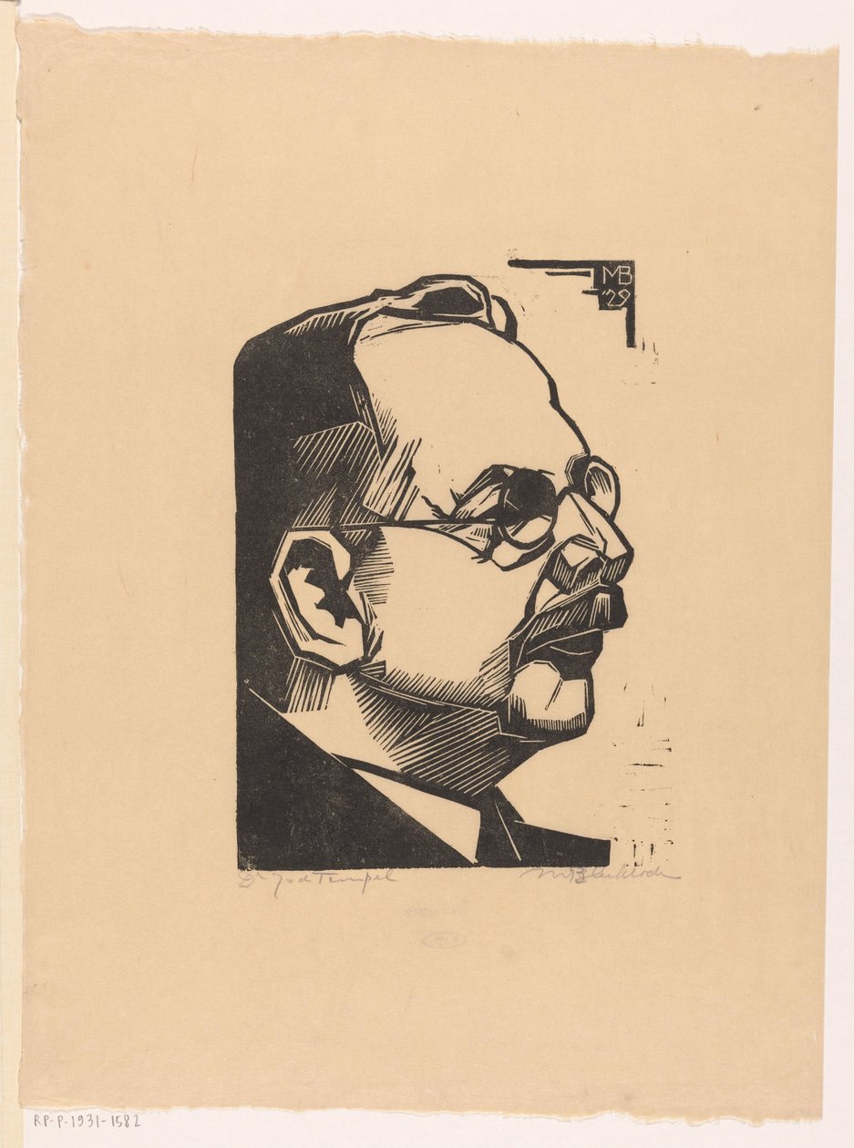 Jan van den Tempel portréja (eredeti cím a tárgyon) alkotó: Meijer Bleekrode (signed by artist)