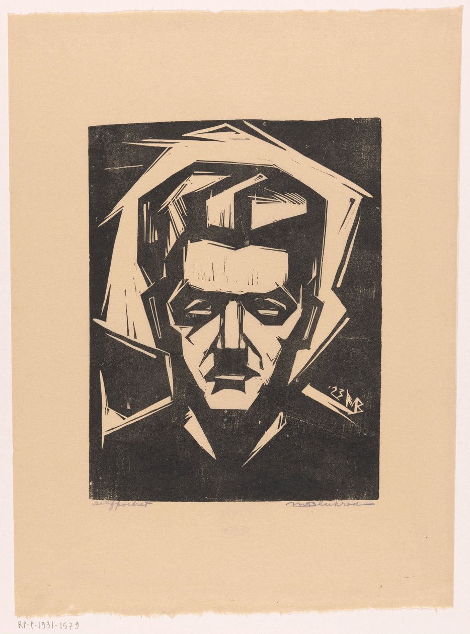 Meijer Bleekrode önarcképe alkotó: Meijer Bleekrode (signed by artist)