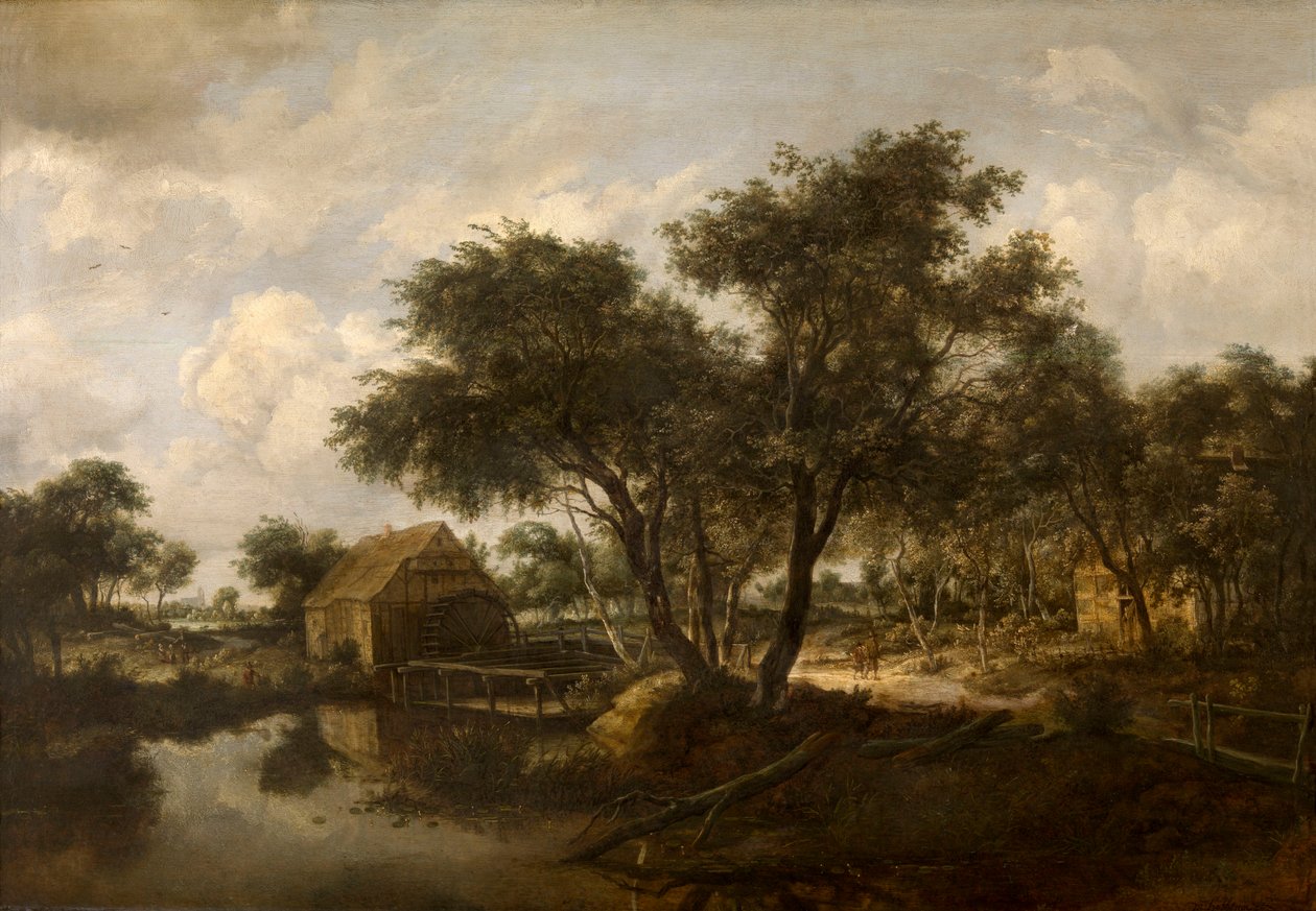 Vízimalom alkotó: Meindert Hobbema