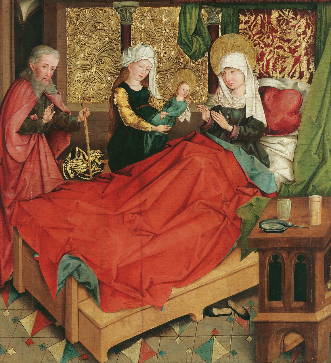 Mária születése alkotó: Meister der Divisio Apostolorum