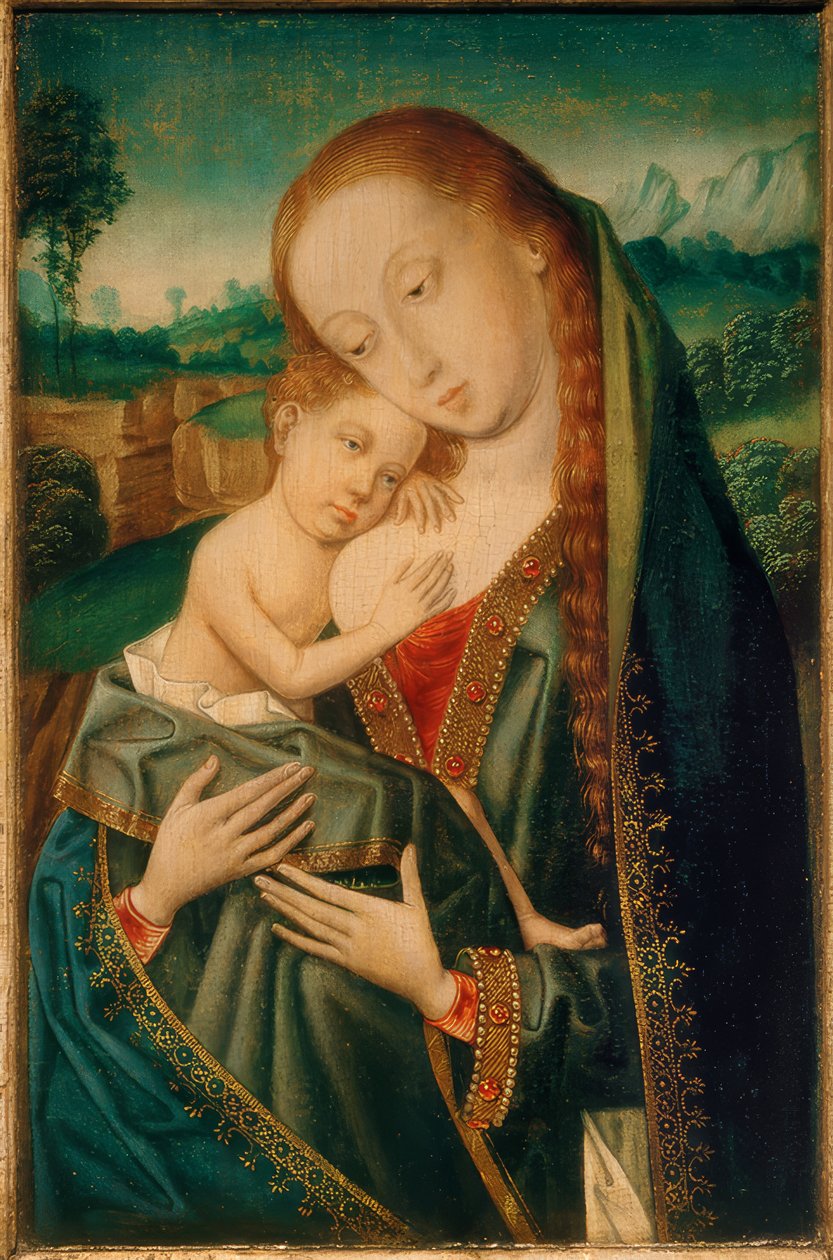 Madonna és gyermeke alkotó: Meister der Magdalenenlegende