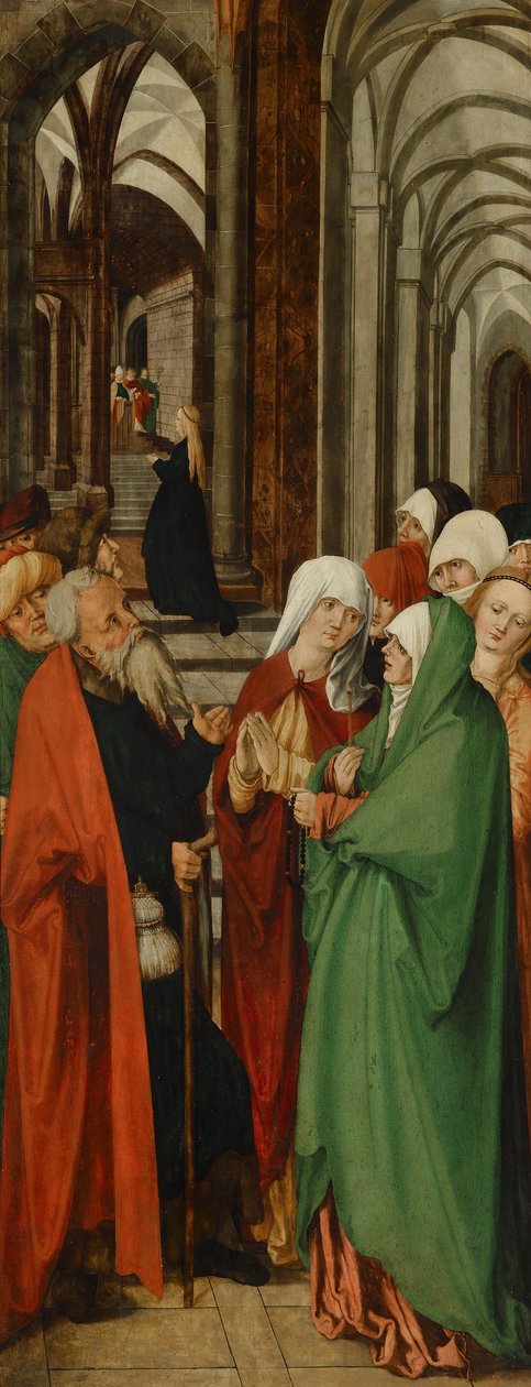 Mária temploma alkotó: Meister der Oberfalkensteiner Altarflügel