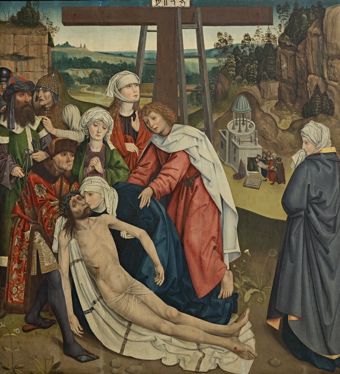 Krisztus siralma alkotó: Meister des Schottenaltars