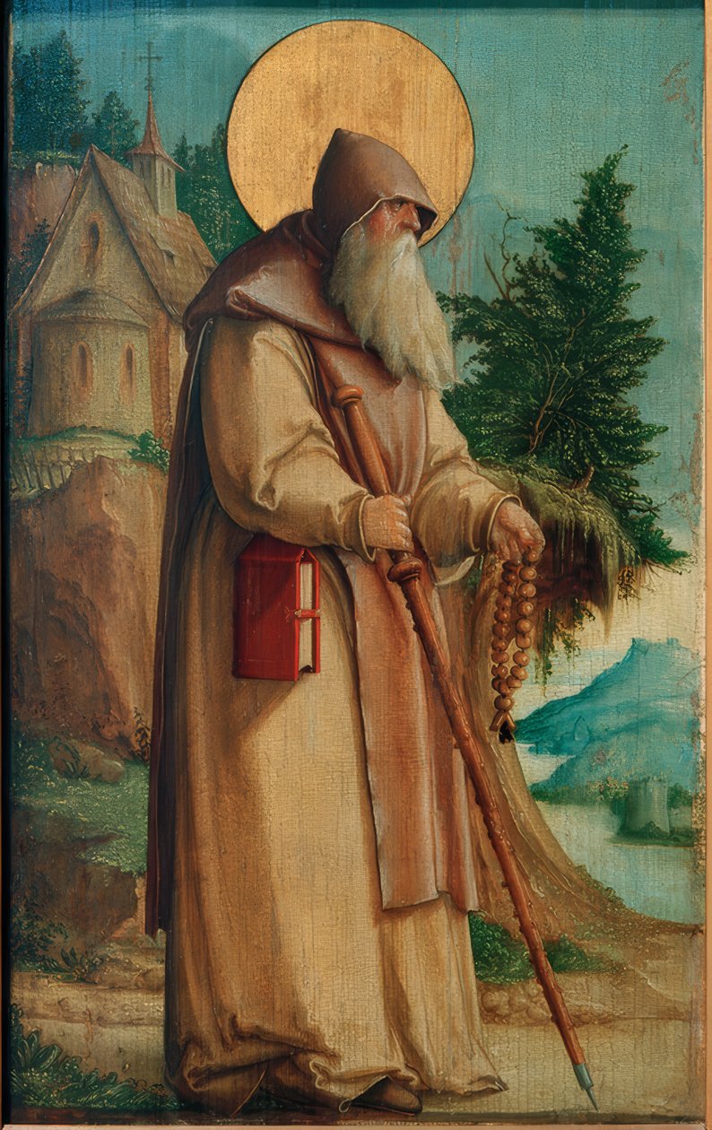Szent Pál remete alkotó: Meister von Messkirch