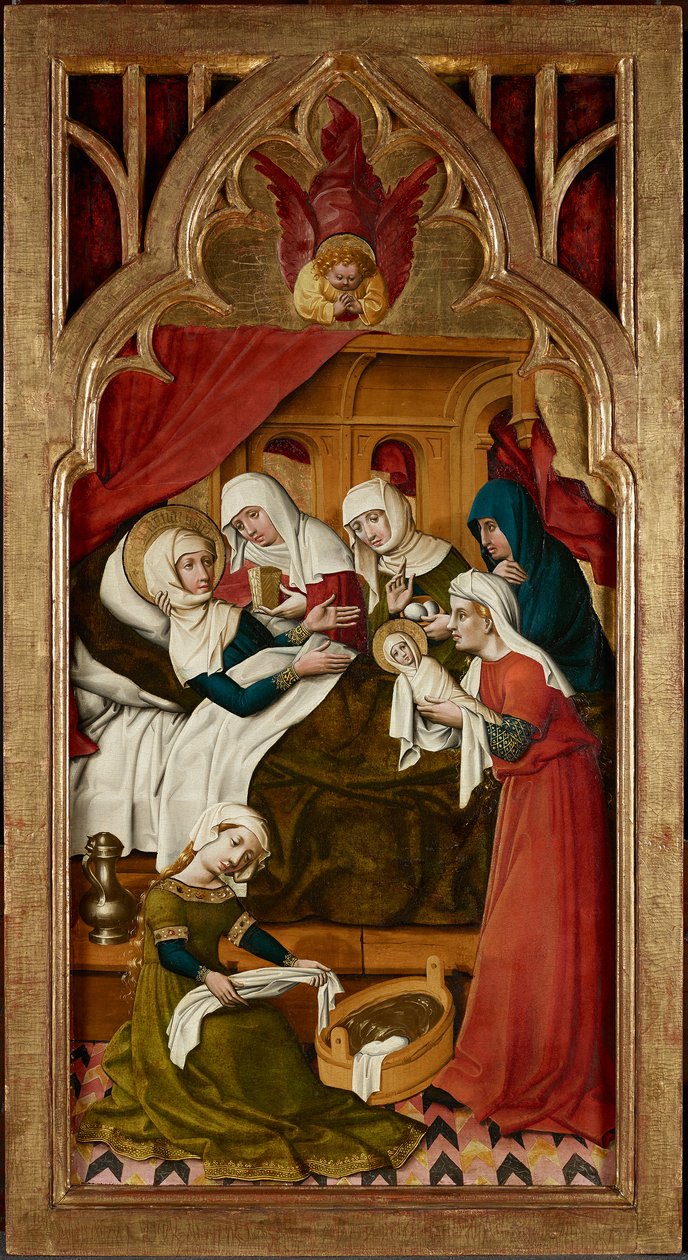 Mária születése alkotó: Meister von Schloss Lichtenstein