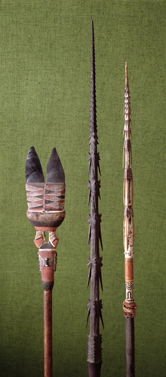 Lándzsa a Torres Straits-szigetekről, a Salamon-szigetekről és az Admiralitás-szigetről alkotó: Melanesian