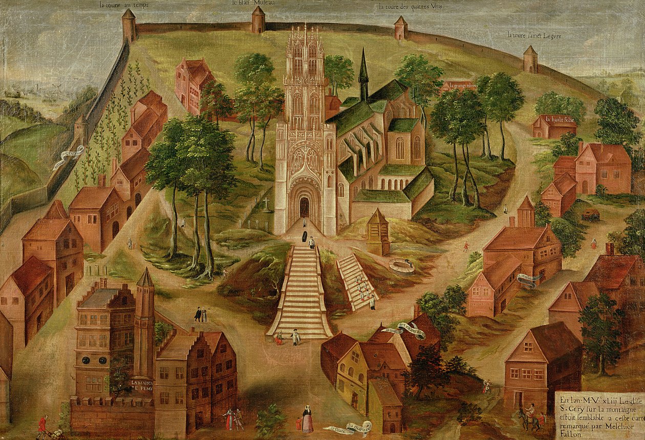 Saint-Gery-templom, Cambrai, a Mont des Boeufs-on, 1543 alkotó: Melchior Fallon