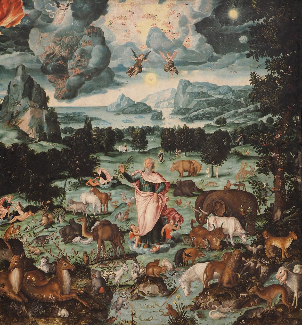 A világ teremtése, 1575 alkotó: Melchior Bocksberger