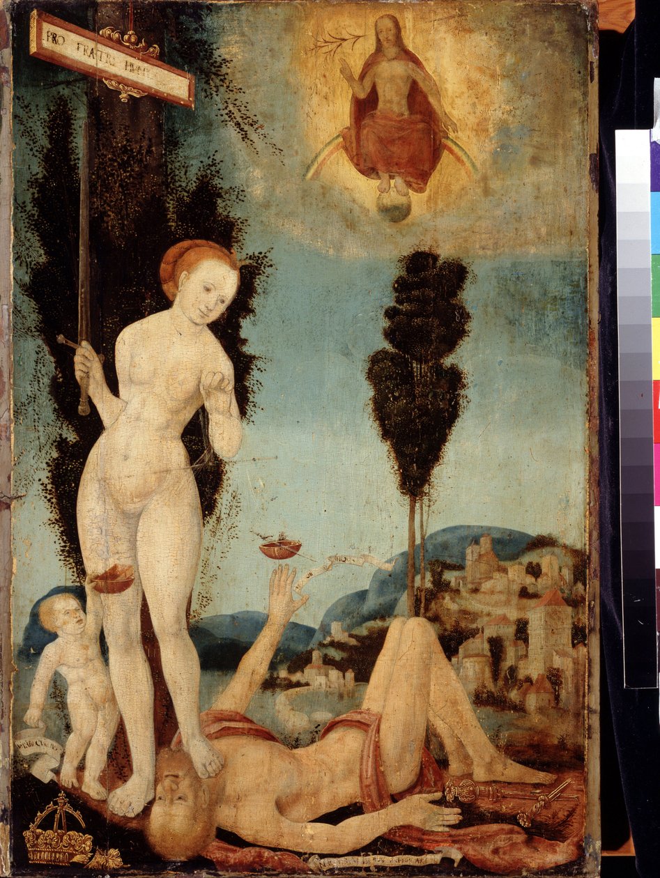 "Az igazságosság allegóriája" Melchior Feselen (1495-1538) festménye, 16. századi Puskin Múzeum, Moszkva alkotó: Melchior Feselen
