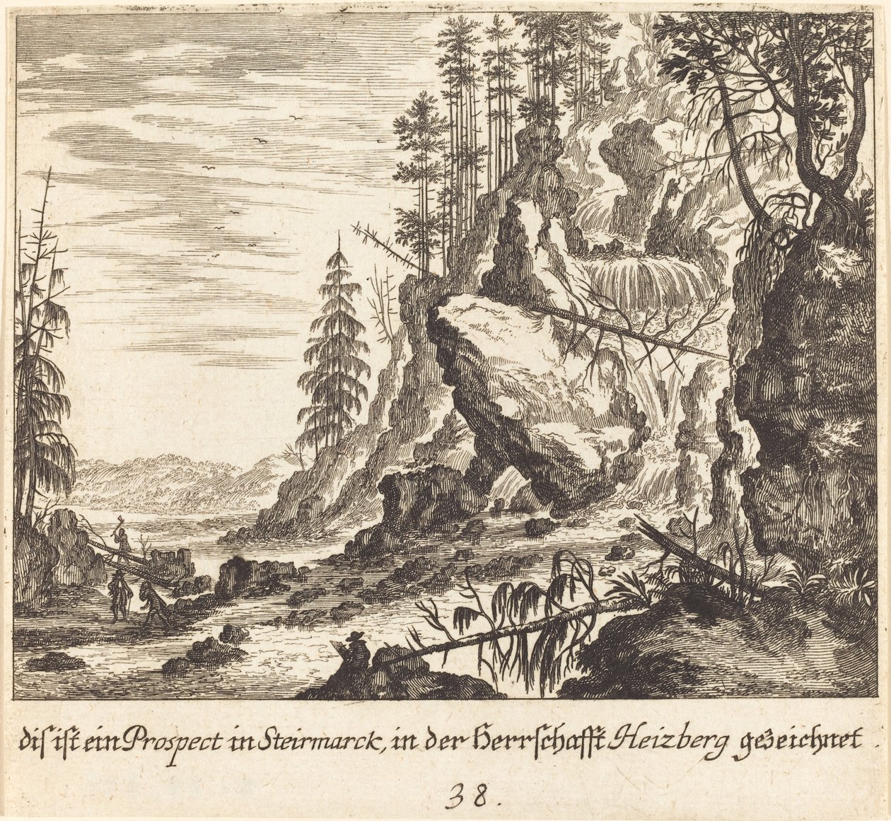 Nézd meg Stairmarckban alkotó: Melchior Küsel after Johann Wilhelm Baur