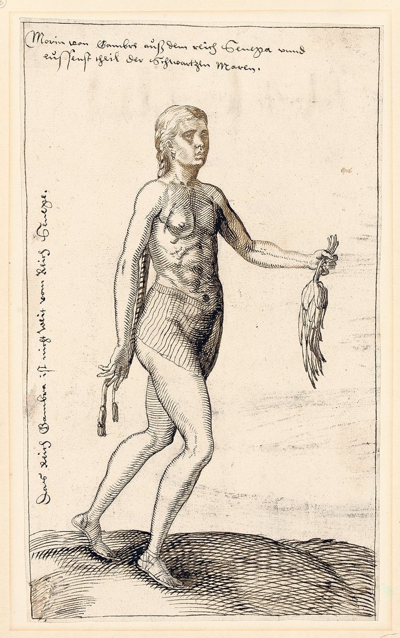 Egy gambiai nő, 1583 alkotó: Melchior Lorck