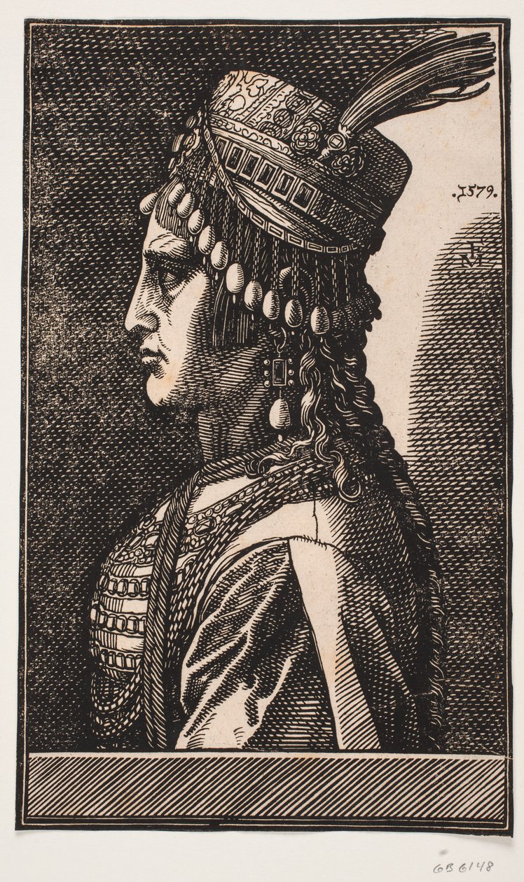 Nemes török hölgy alkotó: Melchior Lorck