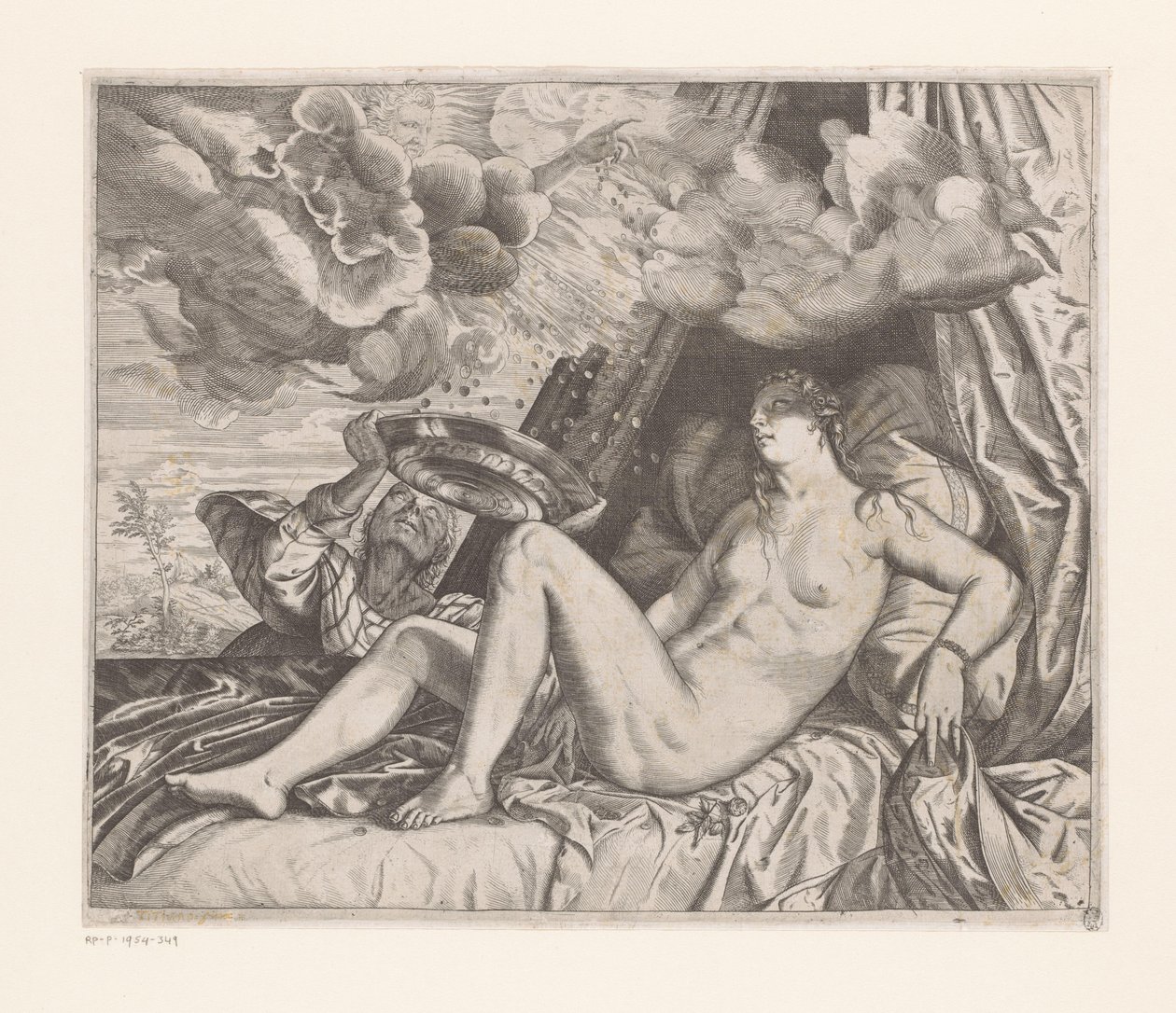 Jupiter és Danaë alkotó: Melchior Meier