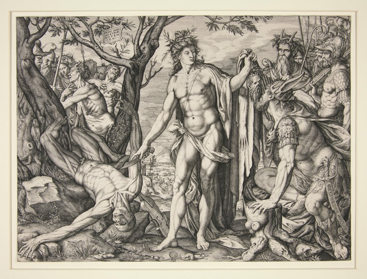 Marsyas nyúzása alkotó: Melchior Meier