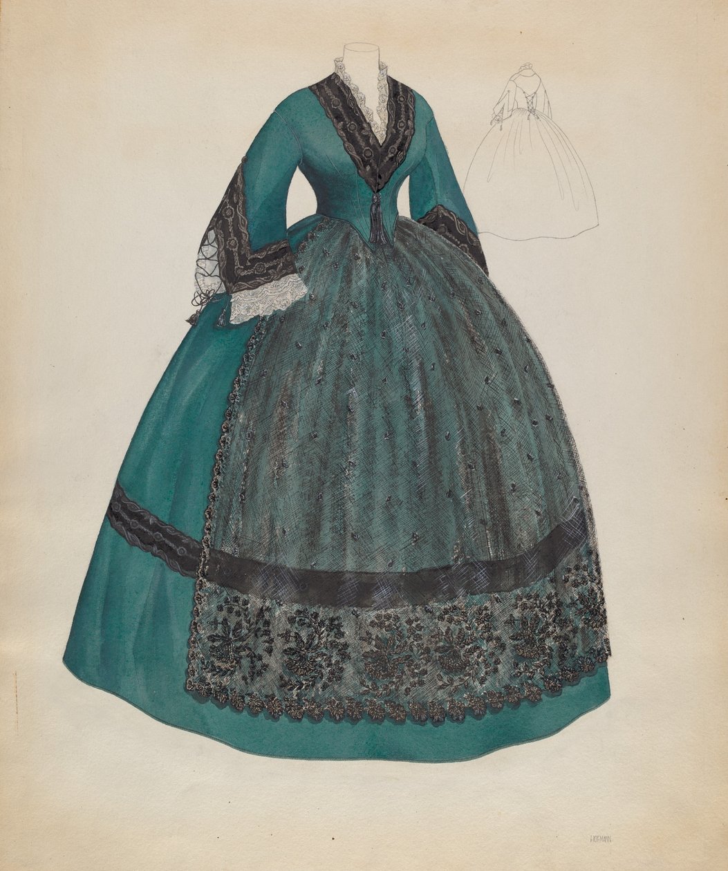 ruha, c. 1937. alkotó: Melita Hofmann