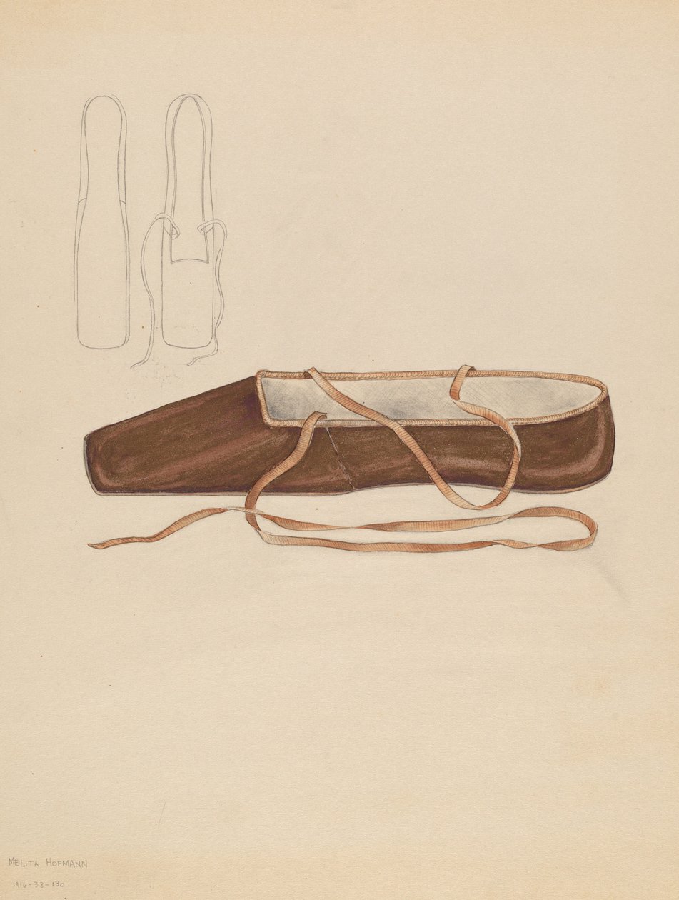 Papucs, c. 1936. alkotó: Melita Hofmann