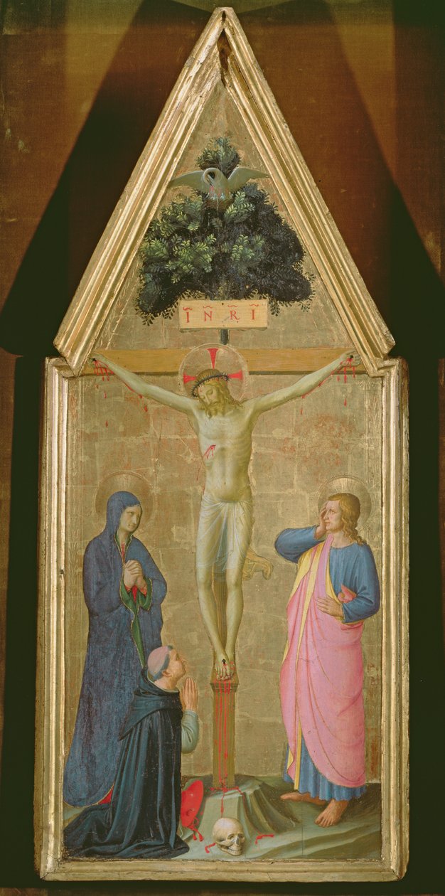 Keresztre feszítés (tempera a panelen) alkotó: Melozzo da Forli
