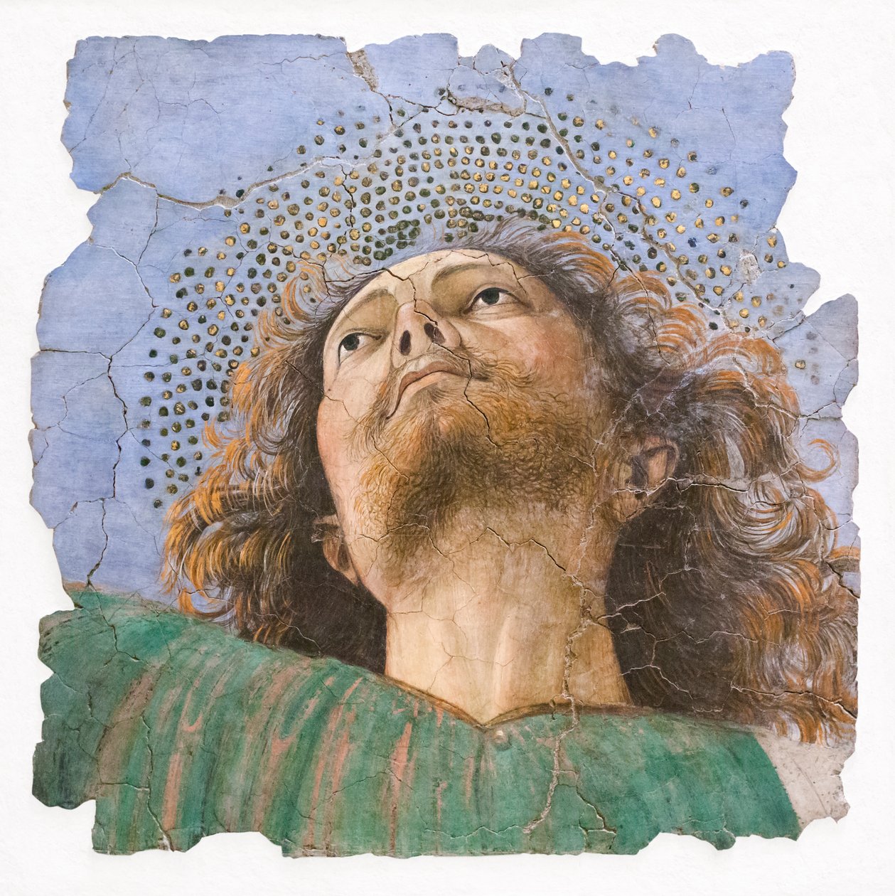 Apostol feje, 1480 körül (freskó) alkotó: Melozzo da Forli