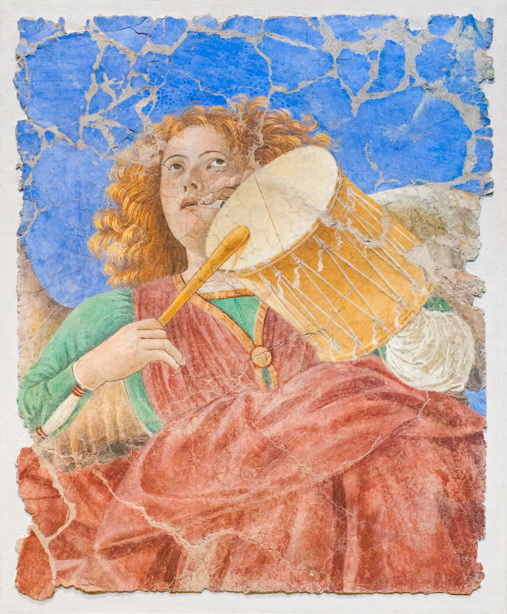 Muzsikáló angyalok, 1480 körül (restaurált freskó) alkotó: Melozzo da Forli