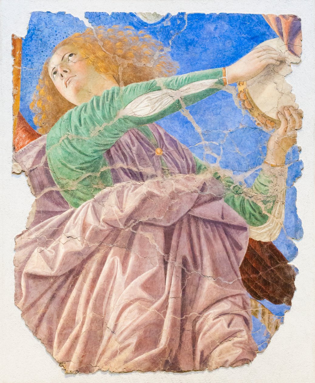 Muzsikáló angyalok, 1480 körül (restaurált freskó) alkotó: Melozzo da Forli