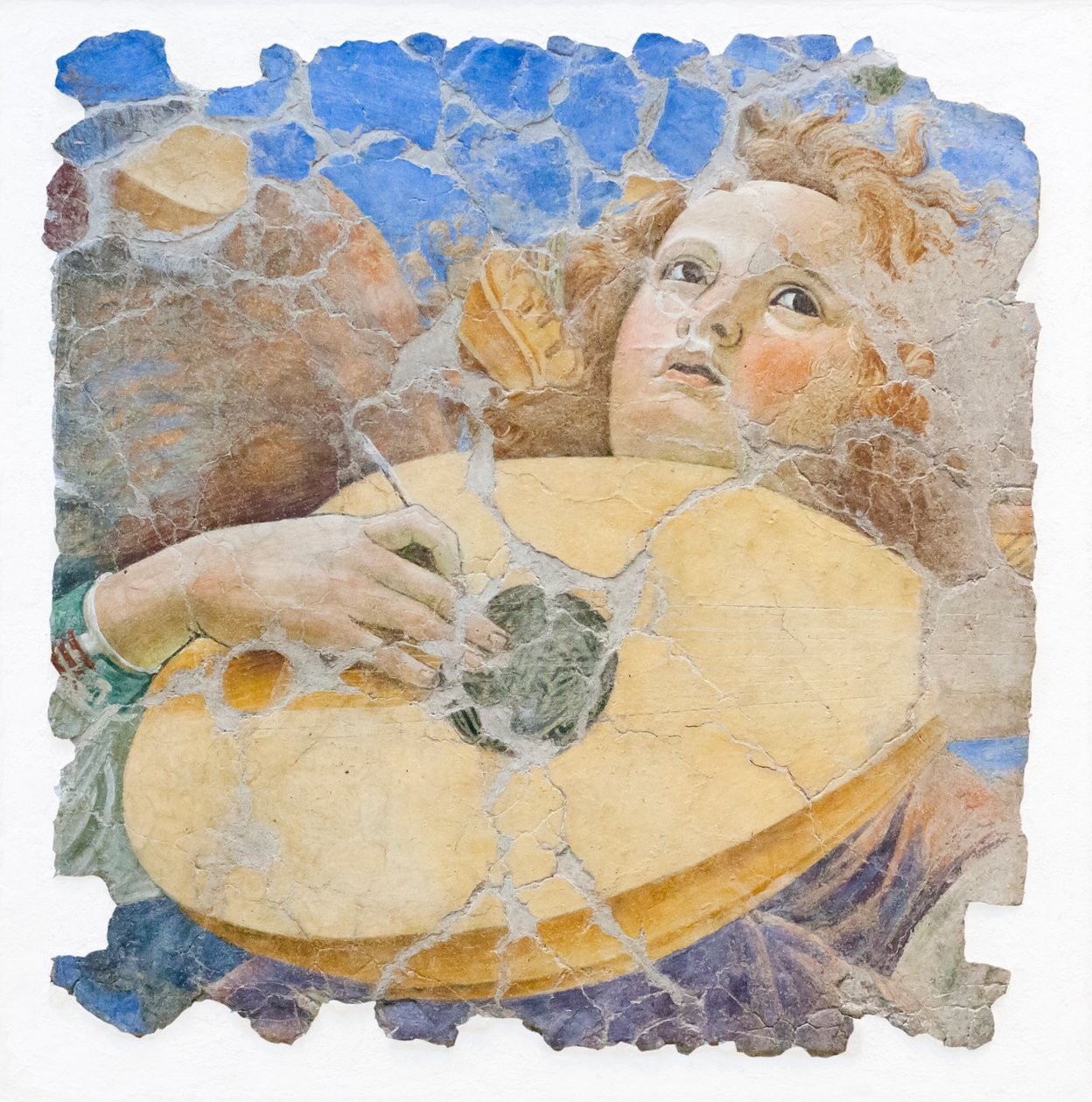 Zenés angyalok, 1480 körül alkotó: Melozzo da Forli