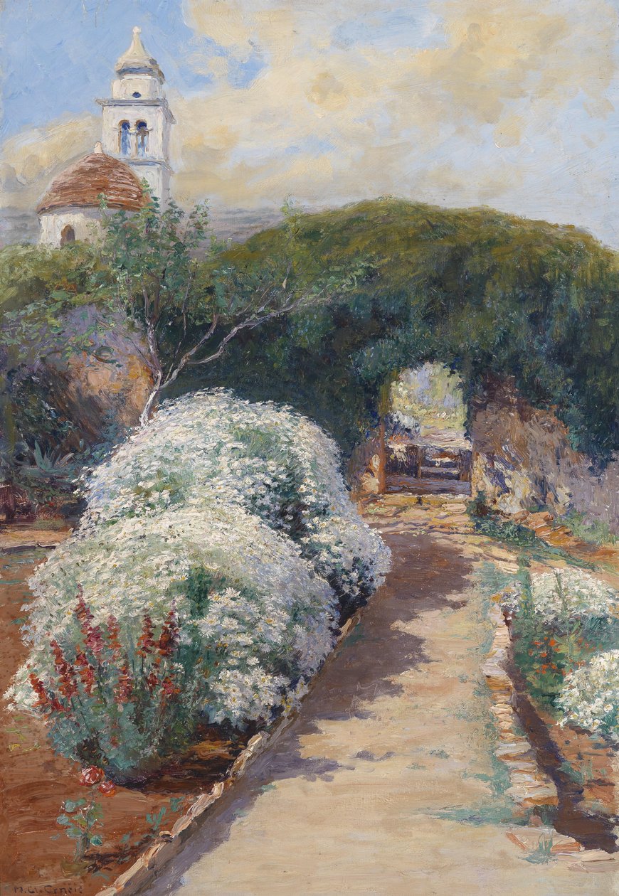 Blühender Klostergarten, Novi Vinodolski alkotó: Menci Clement Crnčić
