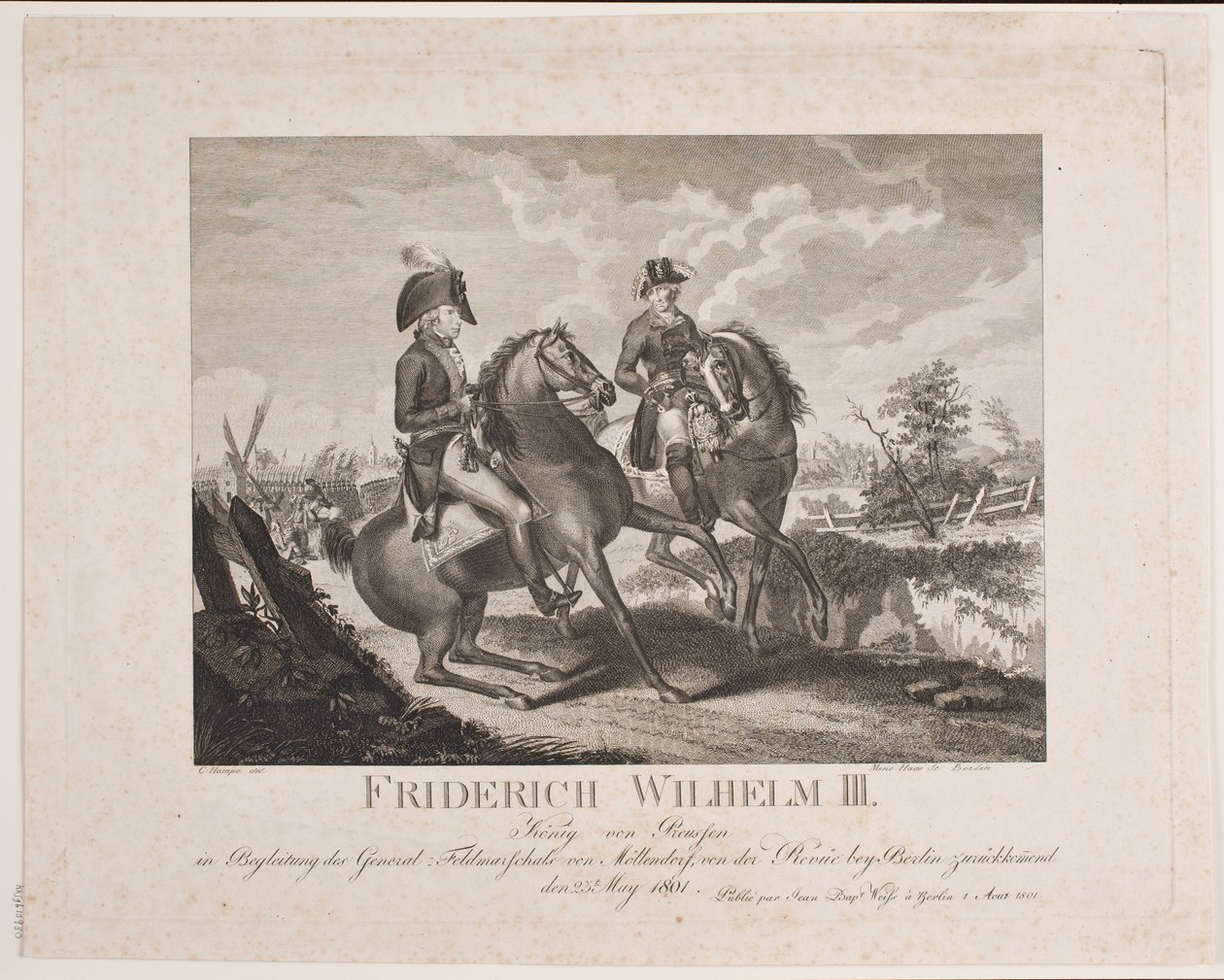 Frederik Wilhelm porosz és Möllendorf tábornagy alkotó: Meno Haas