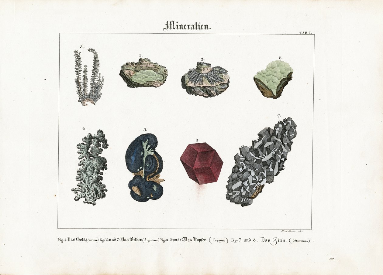 Fém ásványok és kristályok alkotó: Meno Haas