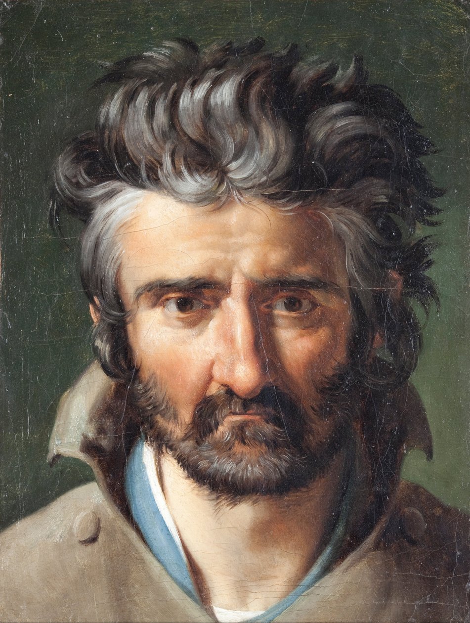 Egy ember feje alkotó: Merry Joseph Blondel