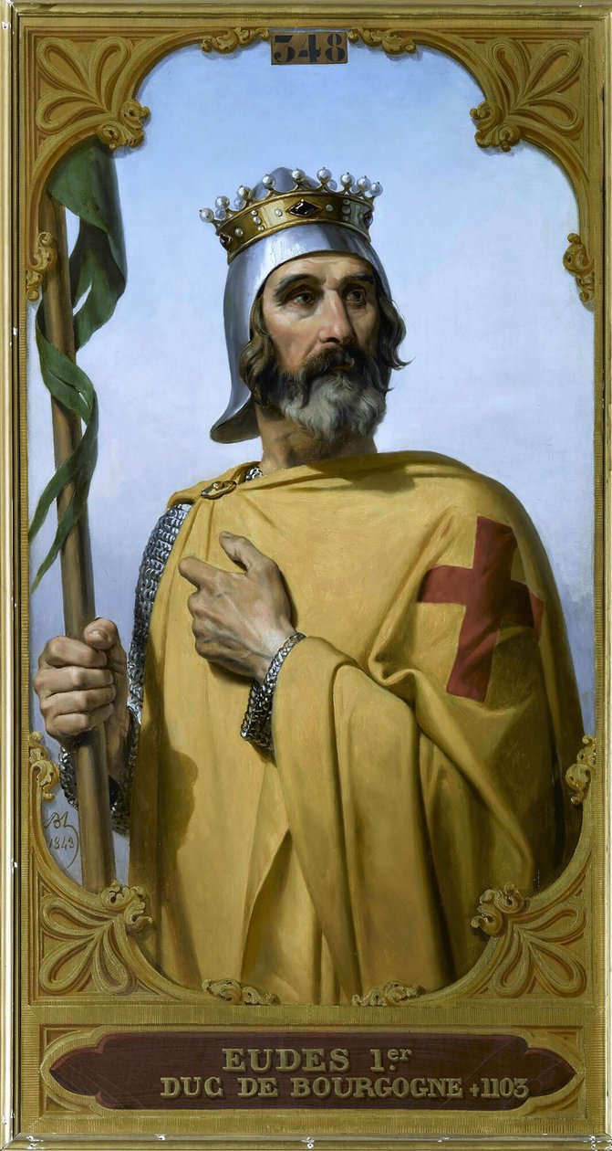 I. Odo burgundi herceg 1060-1102, Borel néven, 1843. alkotó: Merry Joseph Blondel