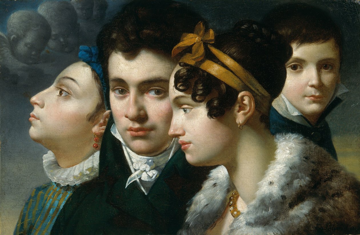 Családi portré alkotó: Merry Joseph Blondel