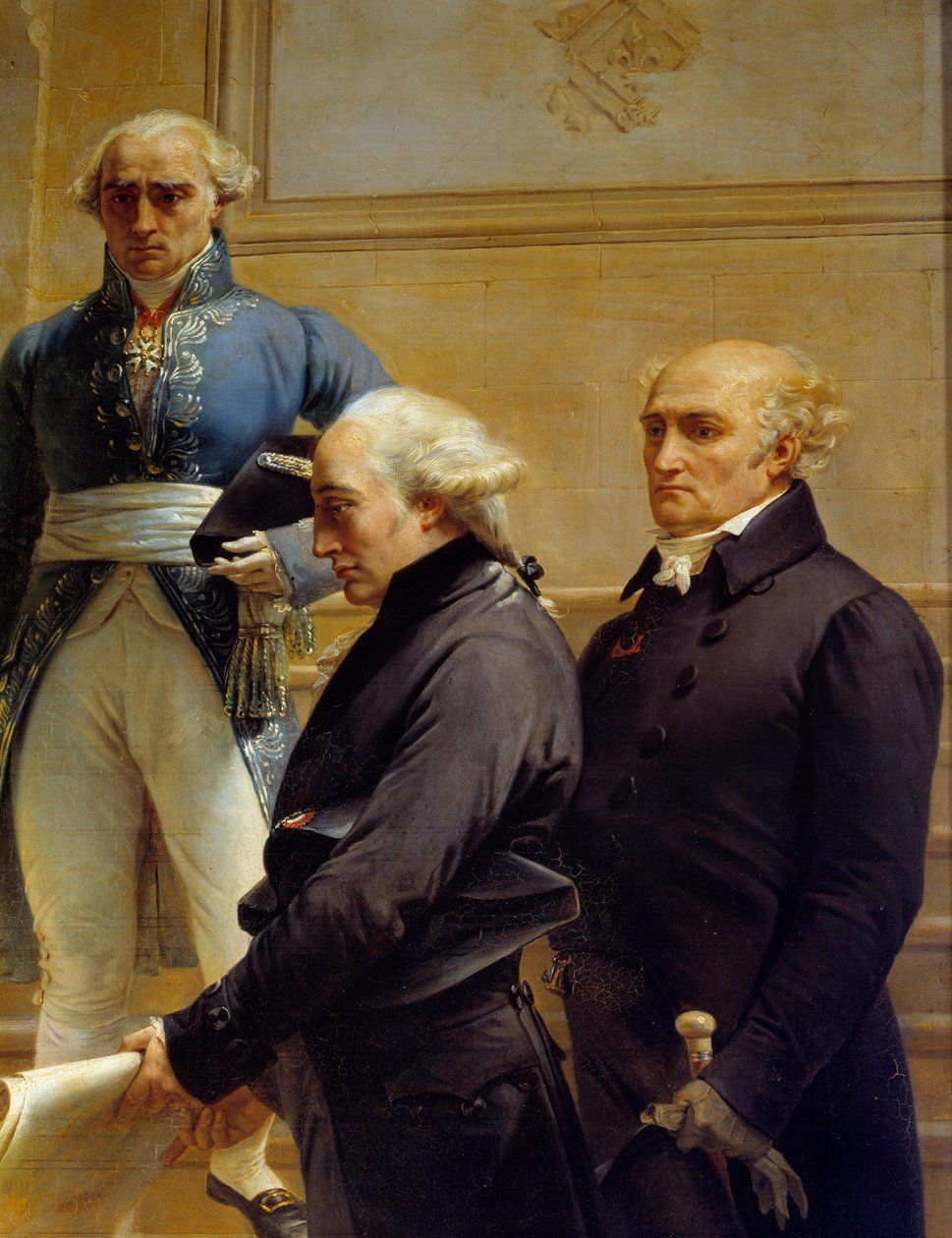 Pierre Francois Leonard Fontaine francia építész (1762-1853) portréja Merry Joseph Blondel (1781-1853) festményeinek részlete alkotó: Merry Joseph Blondel