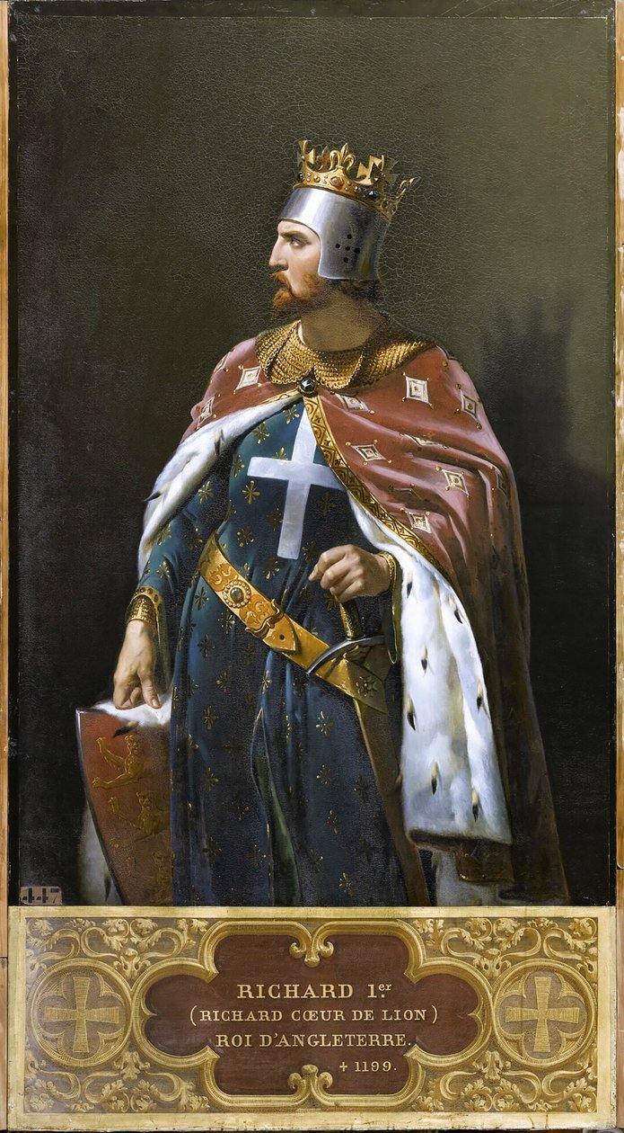 Oroszlánszívű Richárd, 1841. alkotó: Merry Joseph Blondel