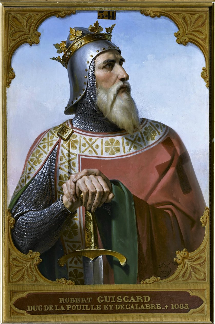 Robert Guiscard, Puglia és Calabria grófja, 1843. alkotó: Merry Joseph Blondel