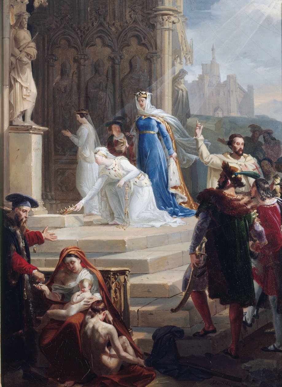 Szent Erzsébet magyar királynő alkotó: Merry Joseph Blondel