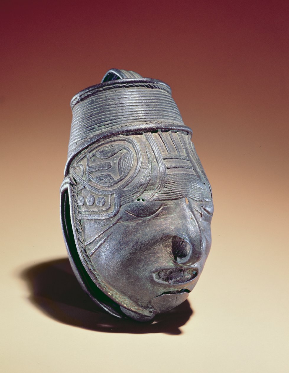 Harang Mexikó nyugati partjáról, késő posztklasszikus időszak, i.sz. 1200-1550 körül (réz) alkotó: Mesoamerican