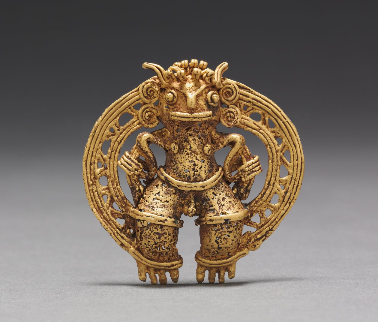ábra Medál, c. 1000-1550 (öntött arany) alkotó: Mesoamerican Mesoamerican