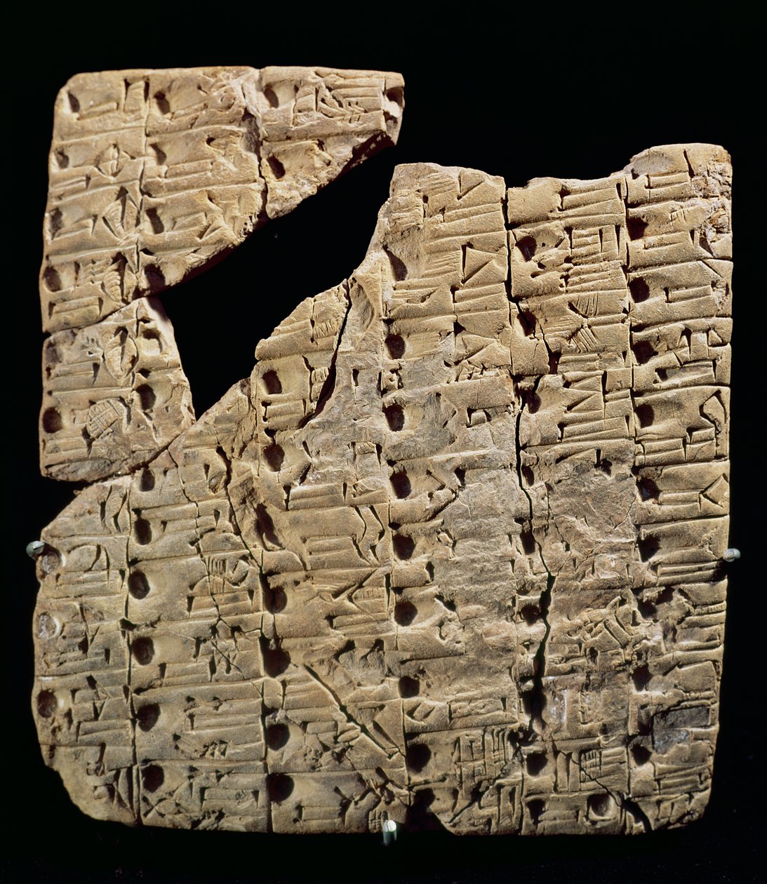 Tábla ékírással, Urukból, ie 3200 körül alkotó: Mesopotamian