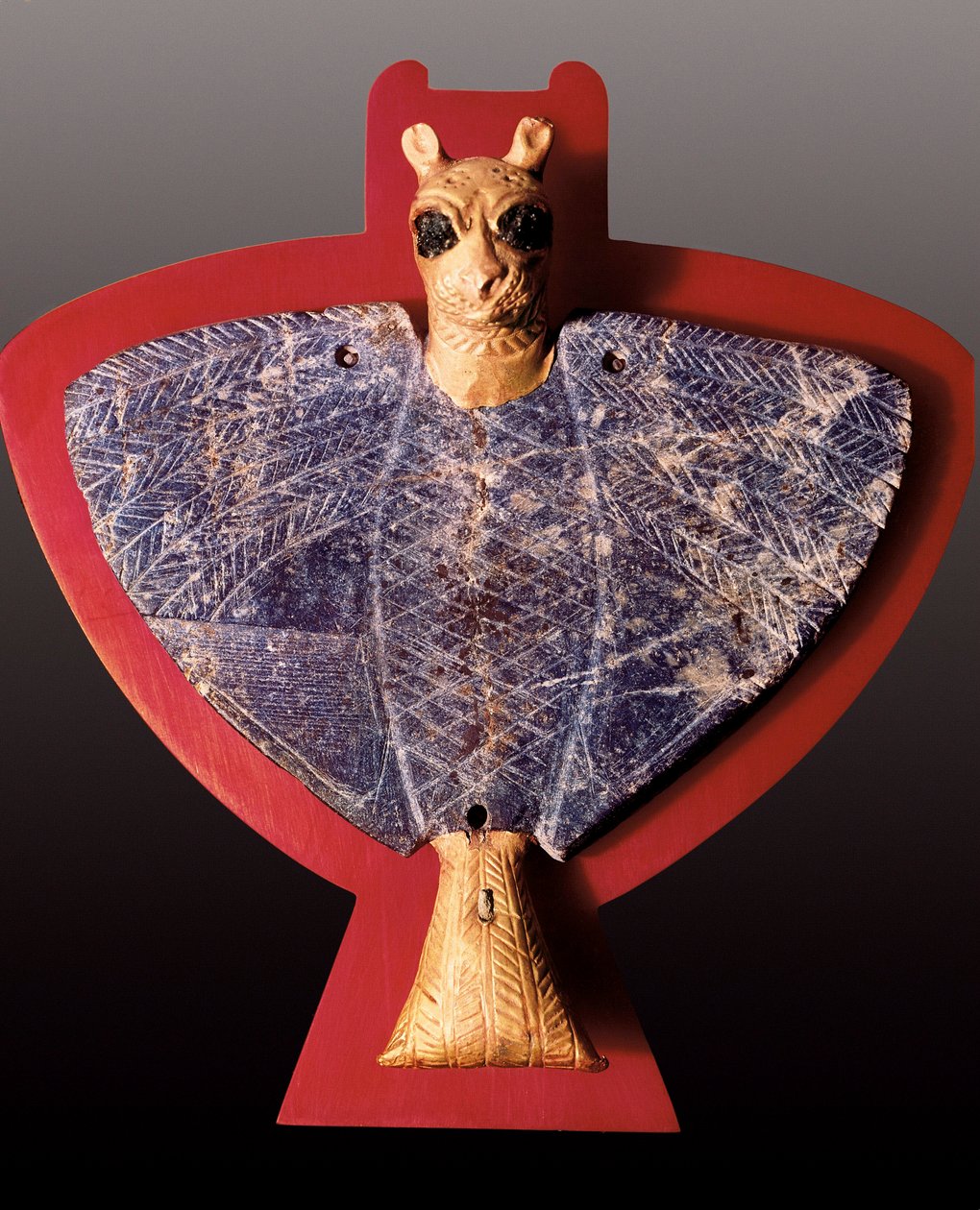 Mezopotámia: Oroszlánfejű sas „Szobor az Ur-dinasztia trezorától (szobor) alkotó: Mesopotamian Mesopotamian
