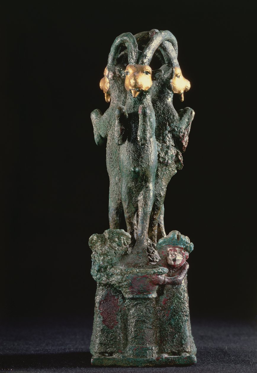 Három kecskéből kialakított szent fa, Larsából, Dél-Mezopotámiából, ie 1750 körül (bronz és arany) alkotó: Mesopotamian Mesopotamian