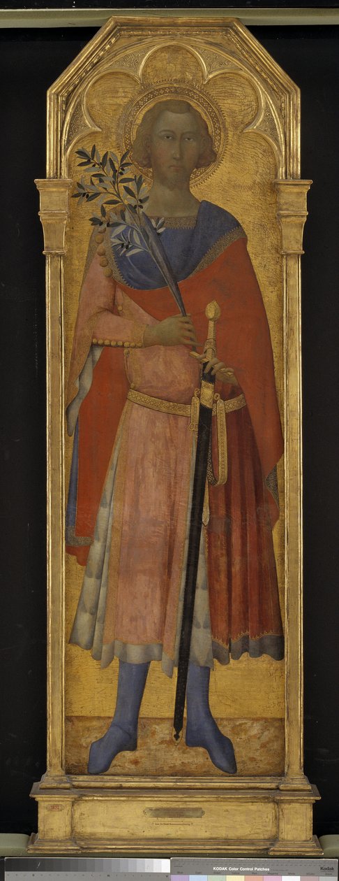 Sienai Szent Viktor alkotó: Mesteren for Palazzo Venezia Madonna